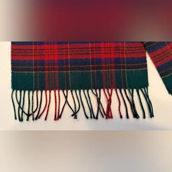 Christian DiorMonsieur Tartan Plaid Cashmaire Scarf